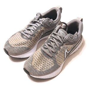 Nike React Infinity Run Flyknit Running Shoes – Gray & White - Size 8.5